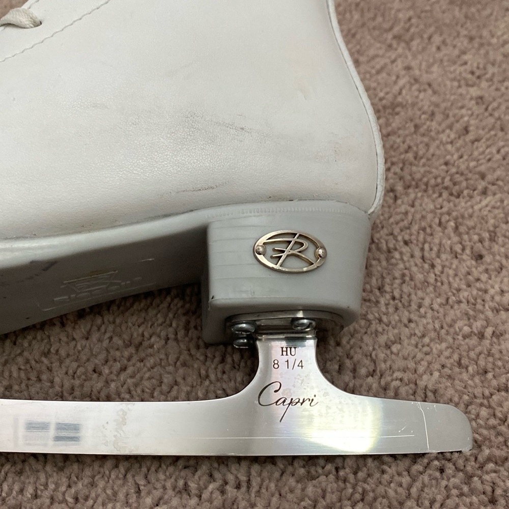 Riedell Topaz Girls Figure Skates Size J2 - Picture 11 of 15